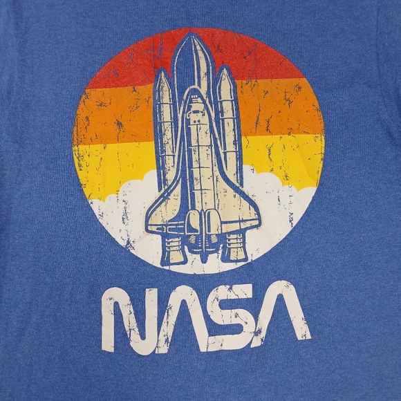 FifthSUN NASA Graphic Blue Short Sleeve T-Shirt - Picture 6 of 6